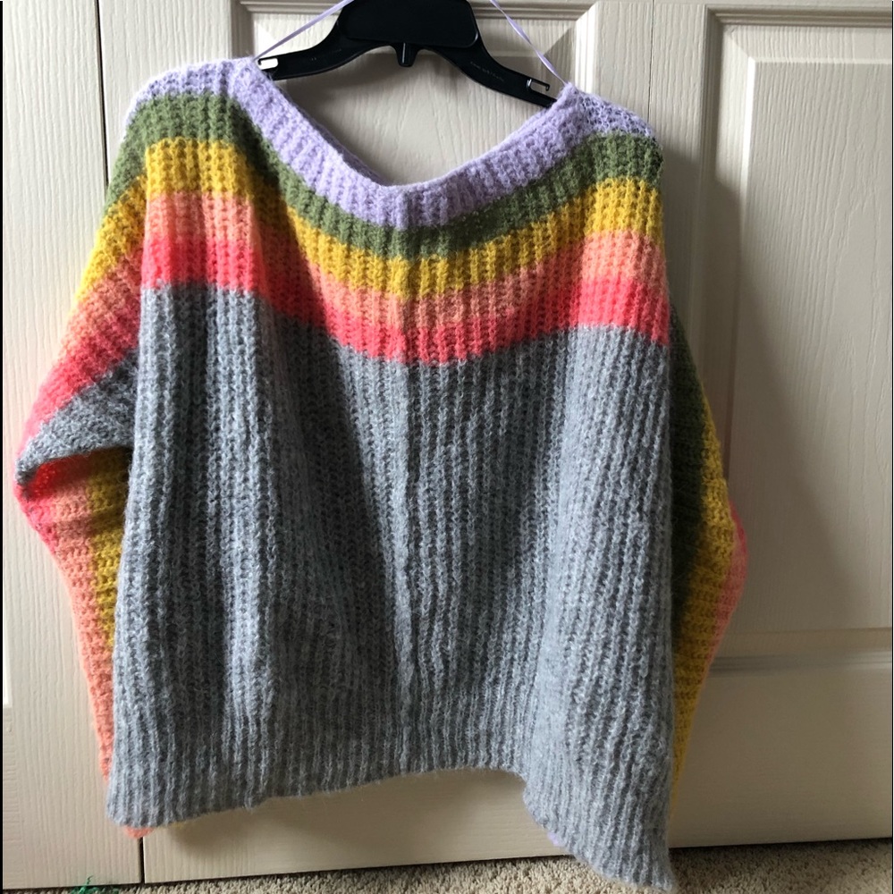 See the rainbow sweater